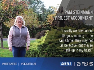 photo of pam steinmann with quote about Castle Accounting 