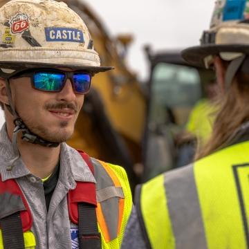 people collaborating on jobsite